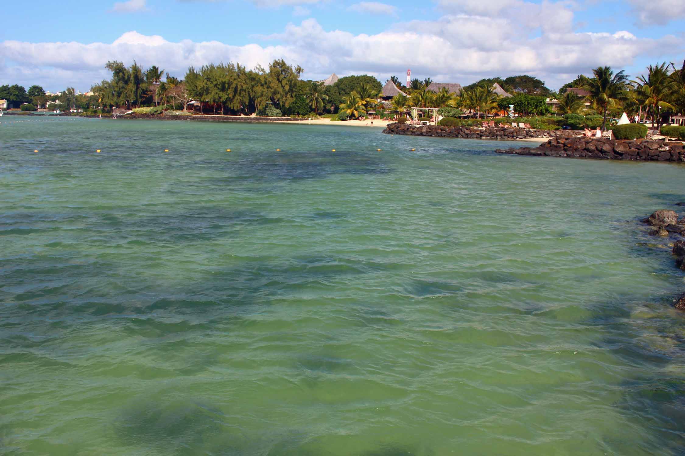 Ile Maurice, plage de Calodyne