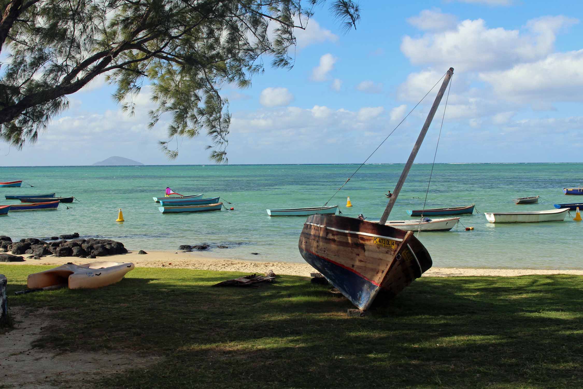 Ile Maurice, Calodyne, bateaux