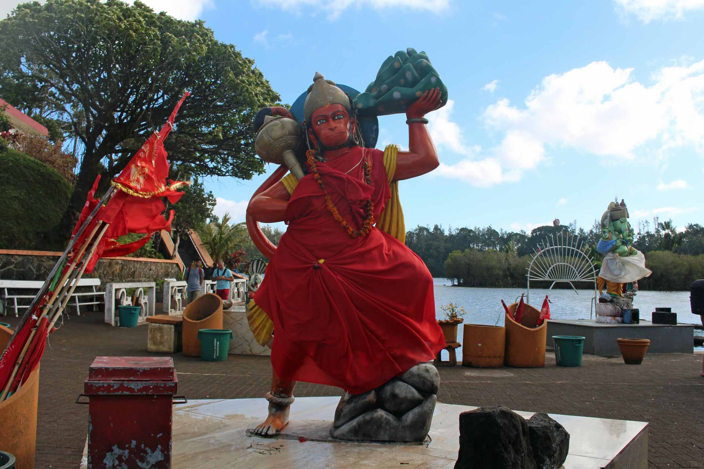 Ile Maurice, Grand Bassin, divinité Hanuman