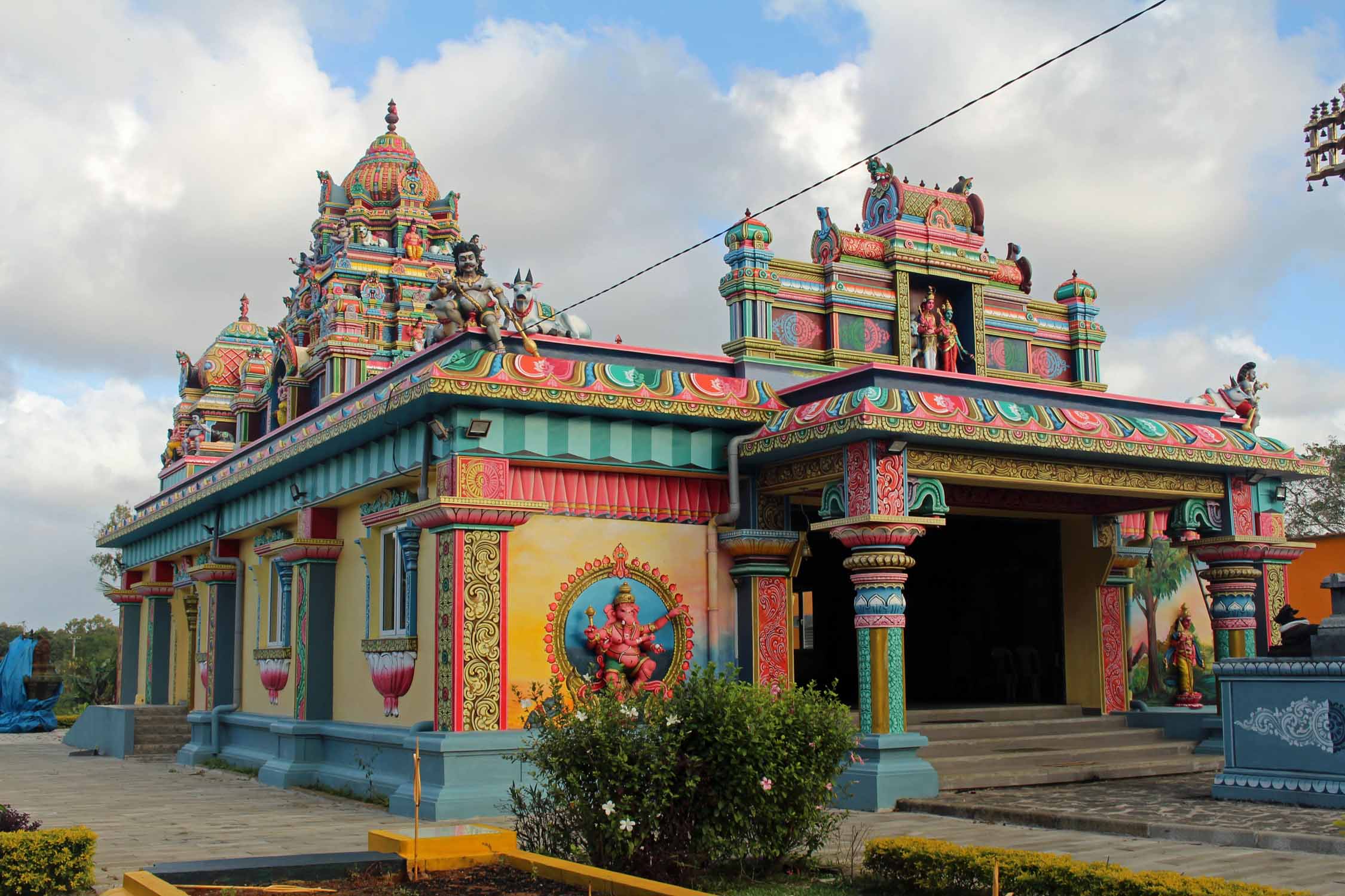 Ile Maurice, Rivière des Anguilles, temple hindou