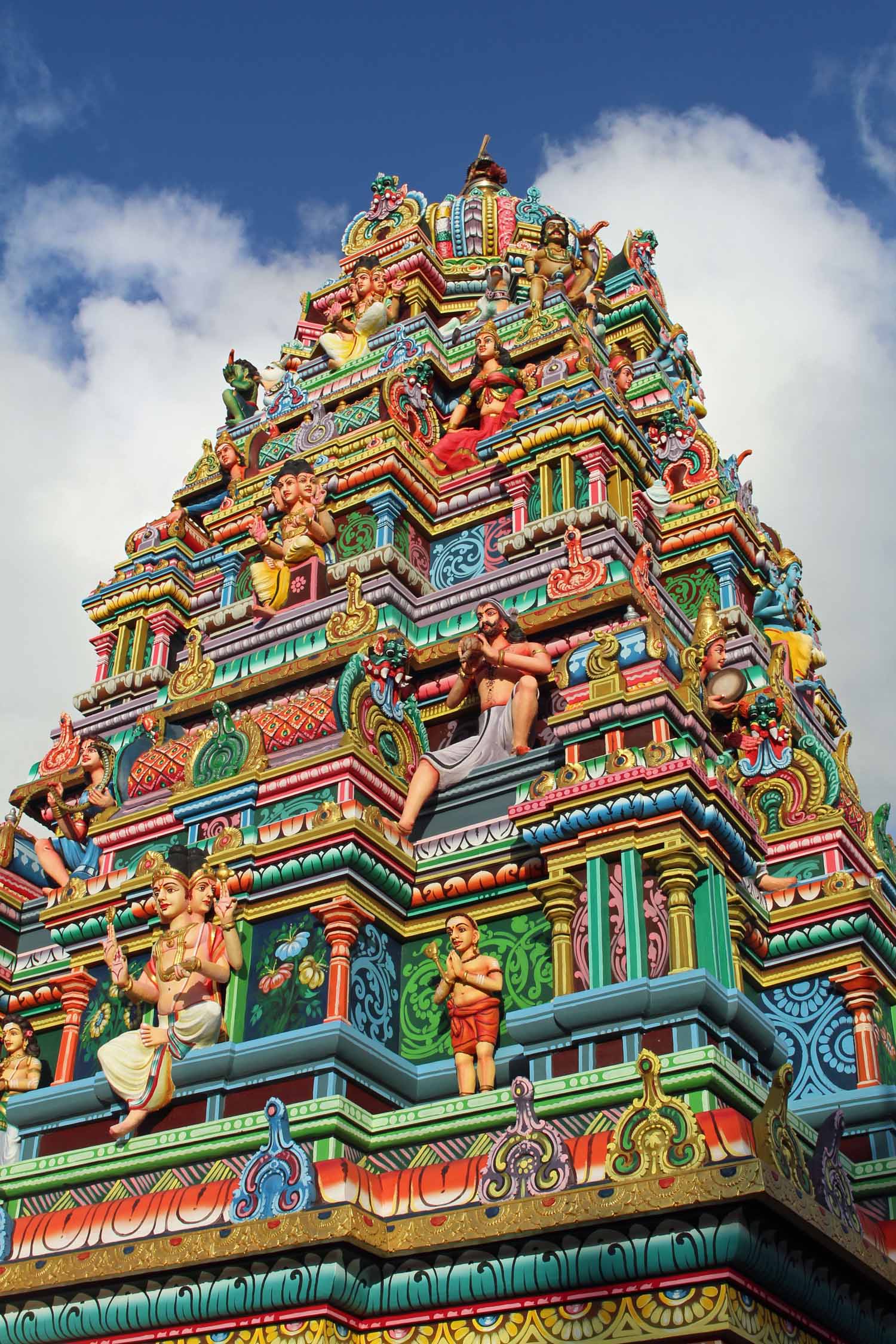 Ile Maurice, Montagne Longue, temple Mariammen Kovil