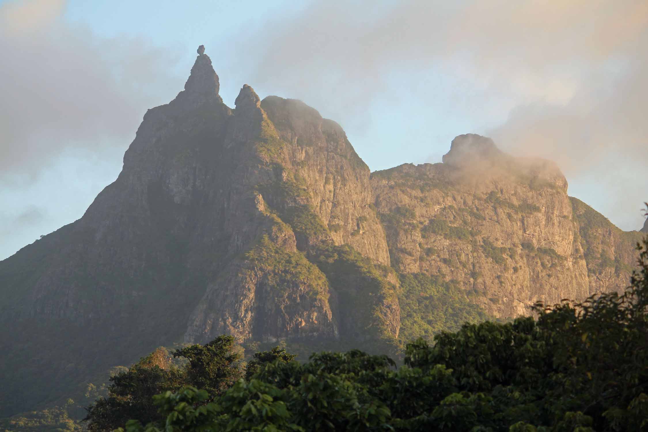 Ile Maurice, montagne Peter Both