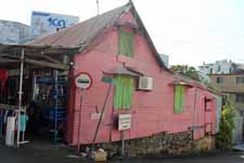 Ile Maurice, Mah&eacute;bourg, maison color&eacute;e