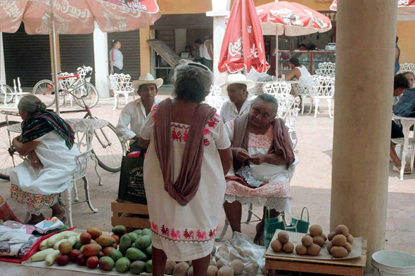 Izamal, marché