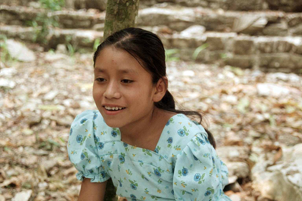 Palenque, jeune mexicaine