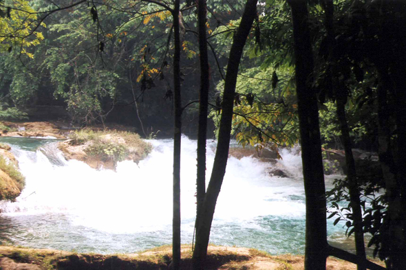 Mexique, cascade Agua Azul