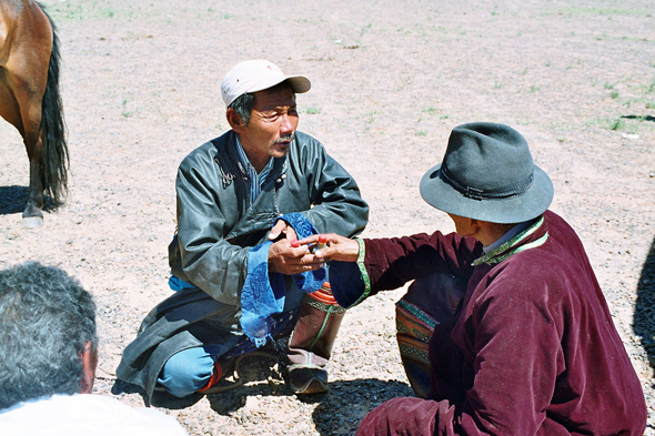 Mongolie, tabatière