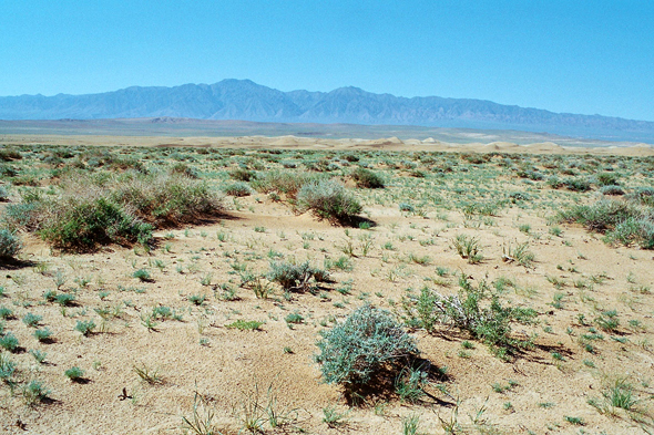 Mongolie, Baruun Bayan Ulaan, paysage