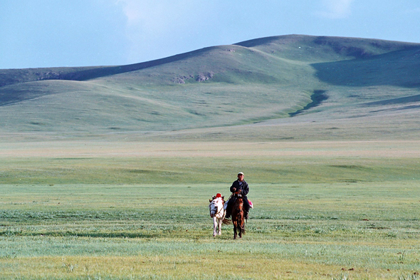 Vallée de l'Orhon, cavalier