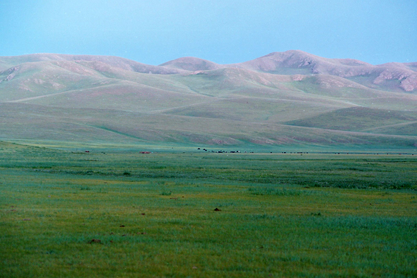 Paysage, Vallée de l'Orhon, Mongolie
