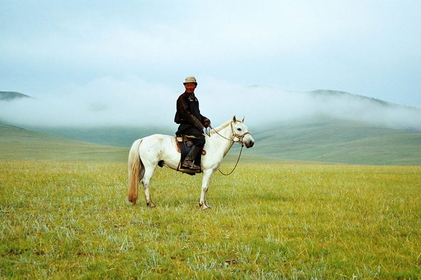Orhon, Mongolie, cavalier