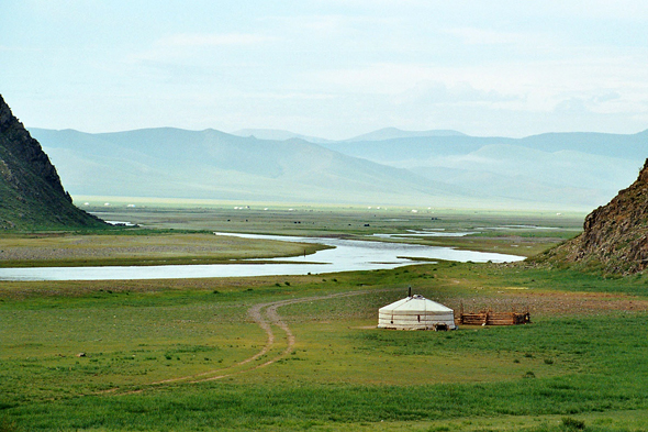 Paysage, Mongolie, Vallée de l'Orhon