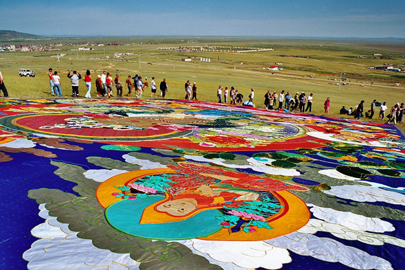 Karakorum, fête 800 ans, Gengis Khan