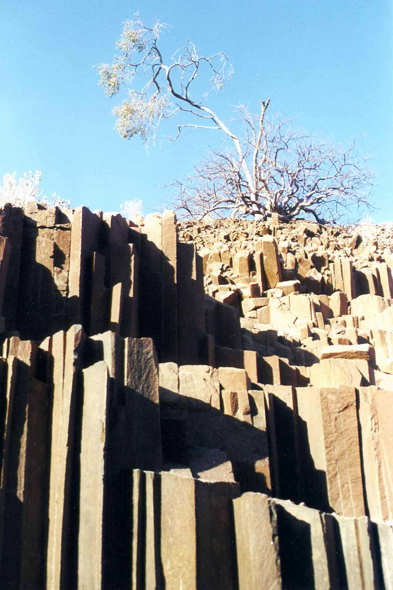 Damaraland, tuyaux d'orgues