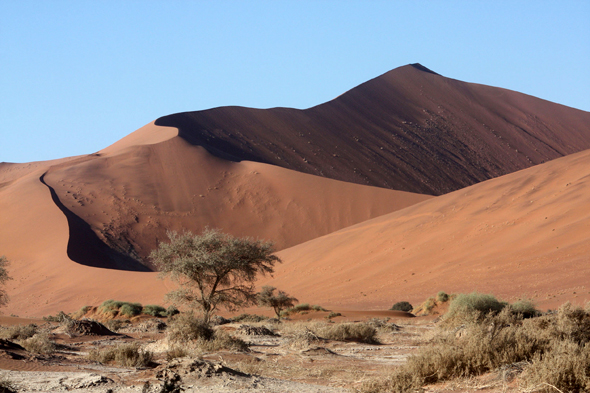 Sossusvlei, dunes, Namibie