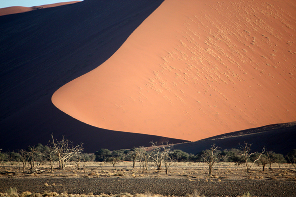 Sossusvlei, dunes, forme