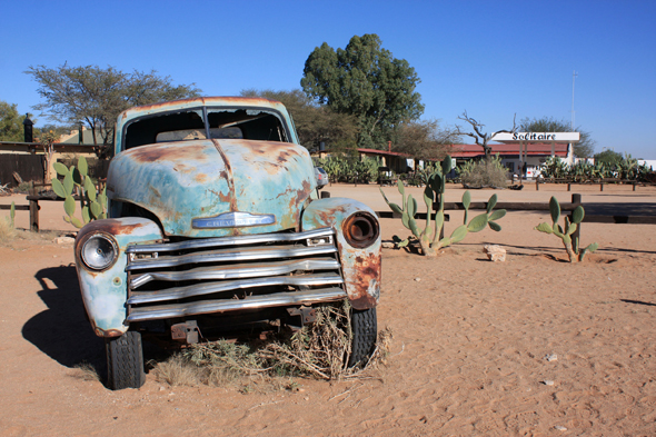 Carcasse de voiture, Namibie