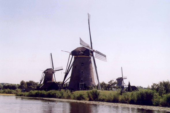 Kinderdijk, moulins