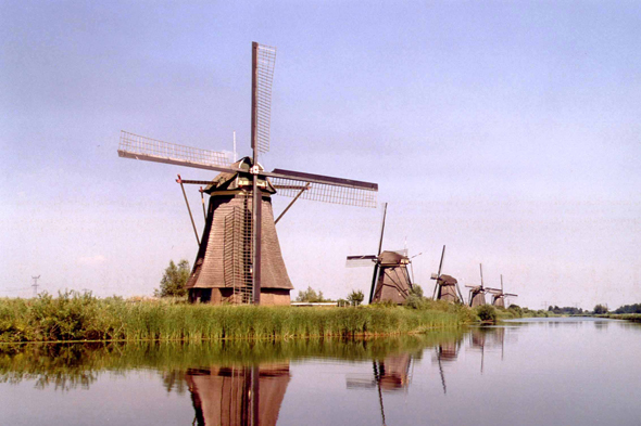 Kinderdijk, vue