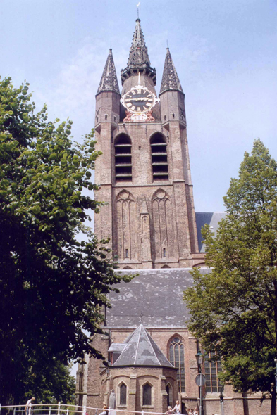 Delft, église Oude Kerk