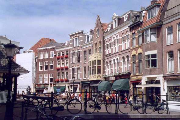 Utrecht, vieux canal, Oudegracht