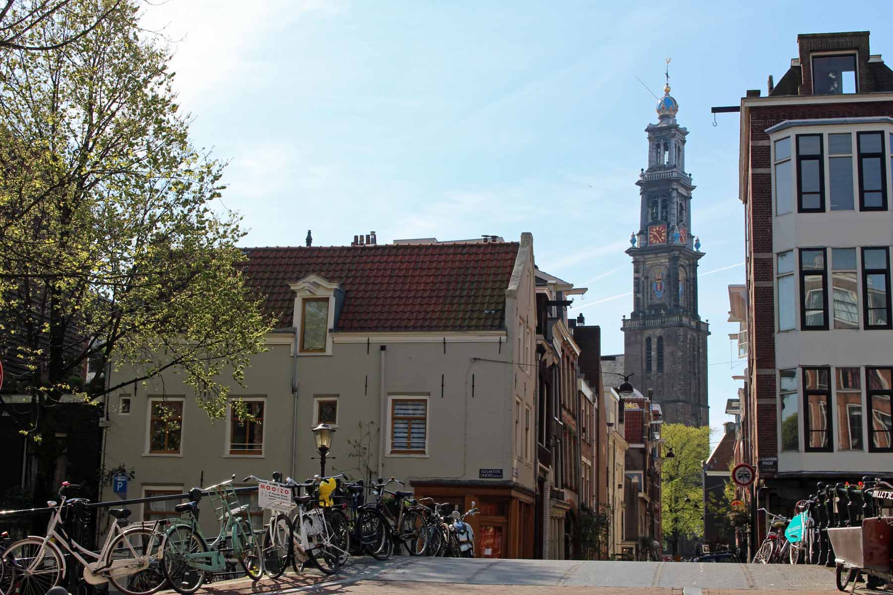 Amsterdam, Egelantiersgracht, église Westkerk