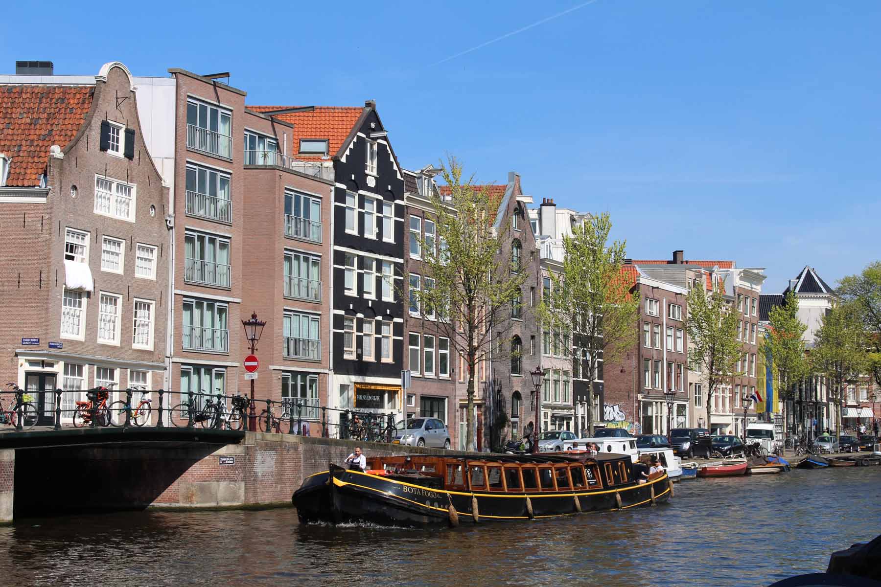 Amsterdam, péniche, Prinsengracht