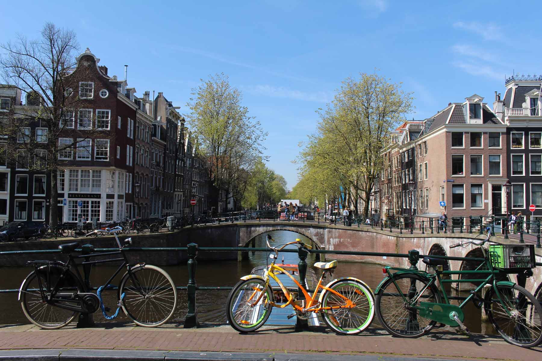 Amsterdam, vélos, Prinsengracht