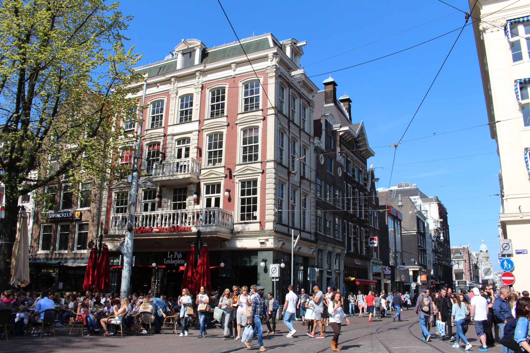 Amsterdam, place Leidseplein
