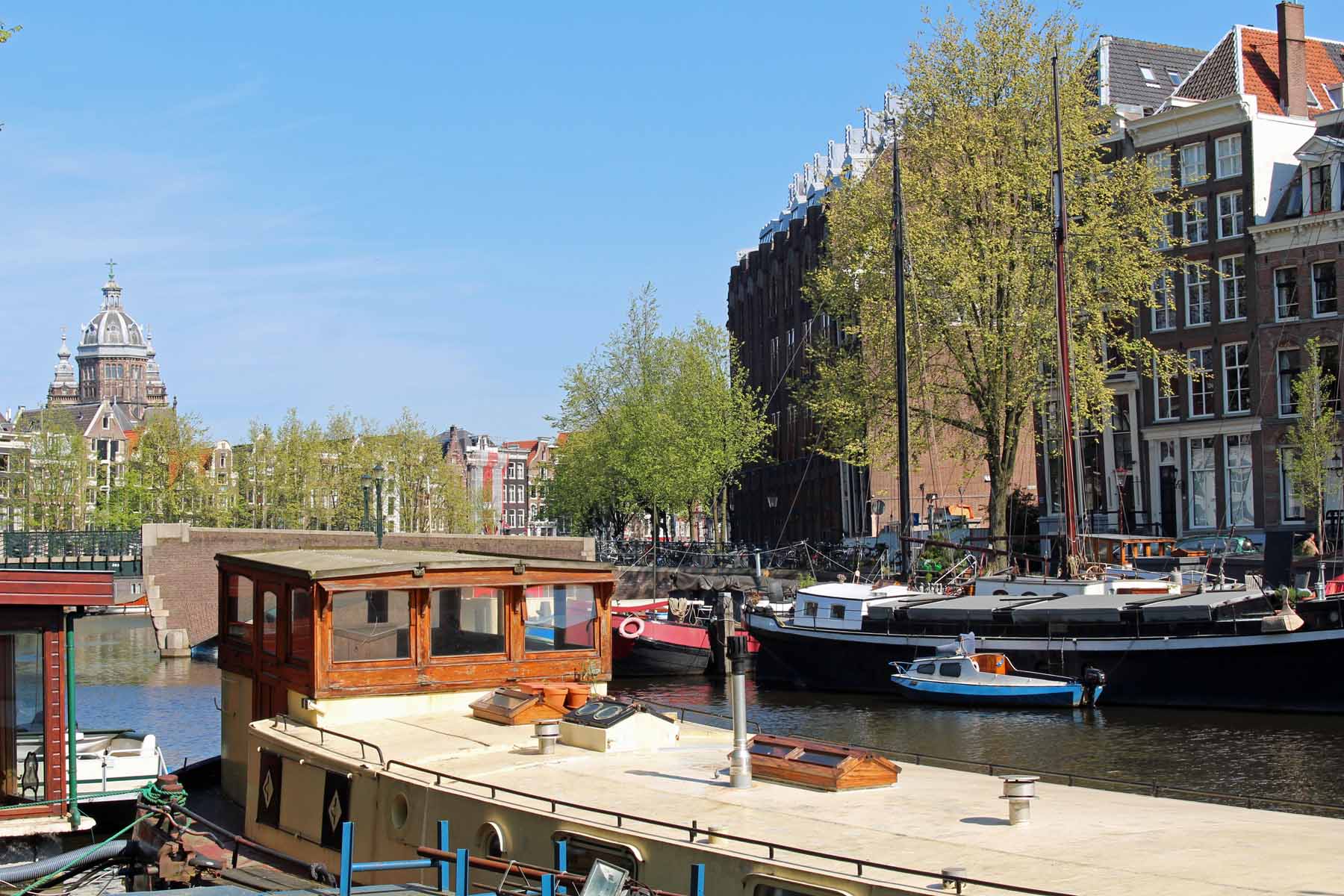 Amsterdam, canal Waalseilandsgracht, maison