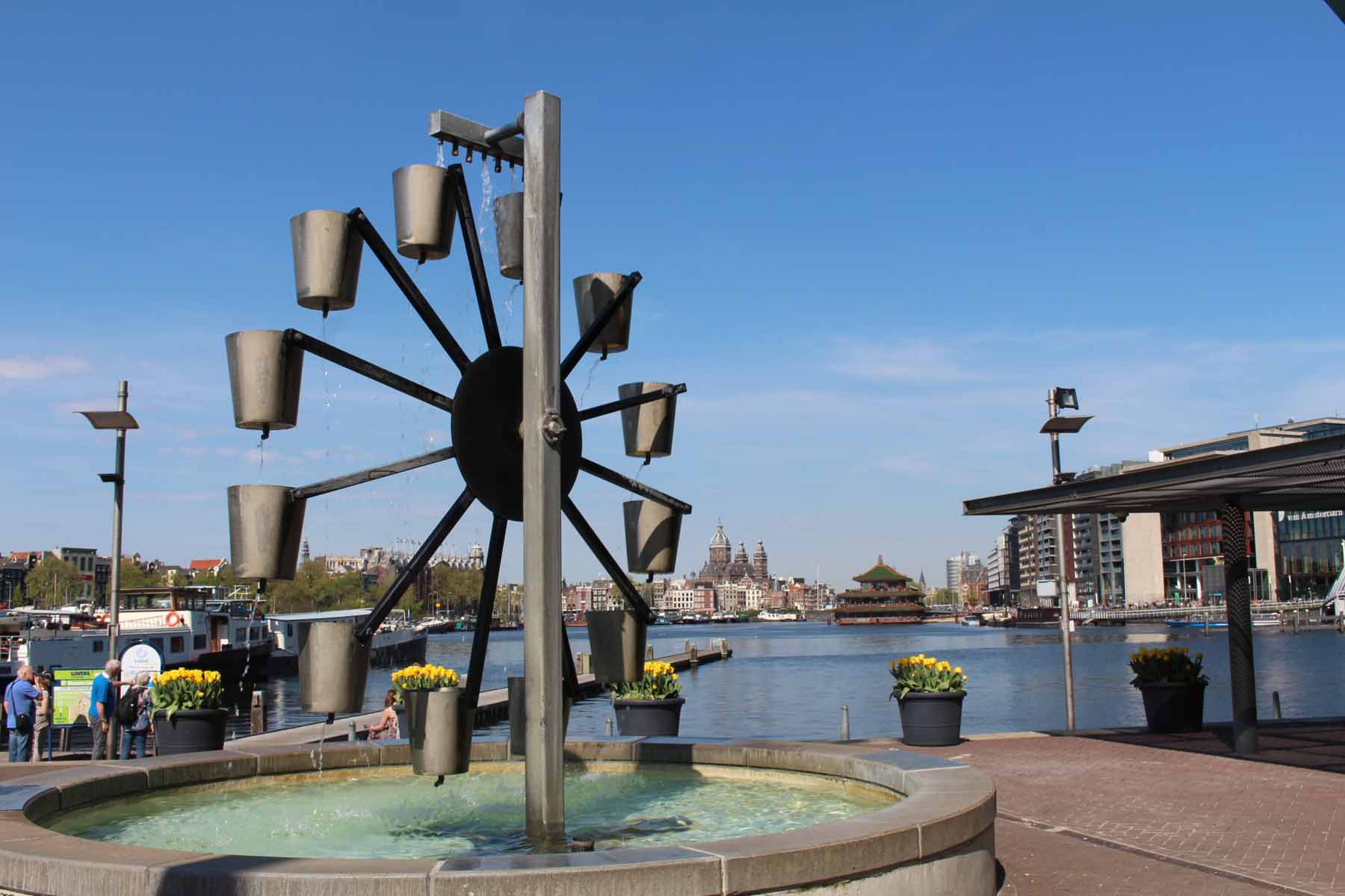 Amsterdam, musée Nemo, Lorenz water wheel