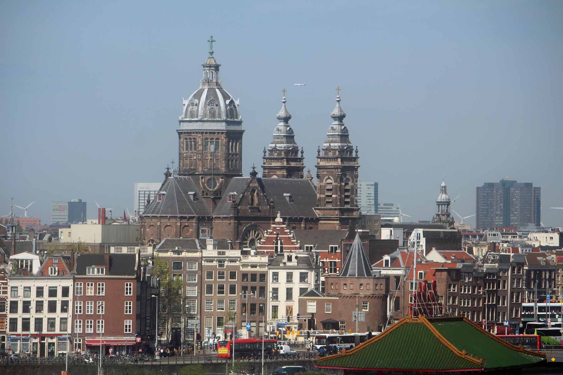 Amsterdam, église Saint-Nicolas, vue