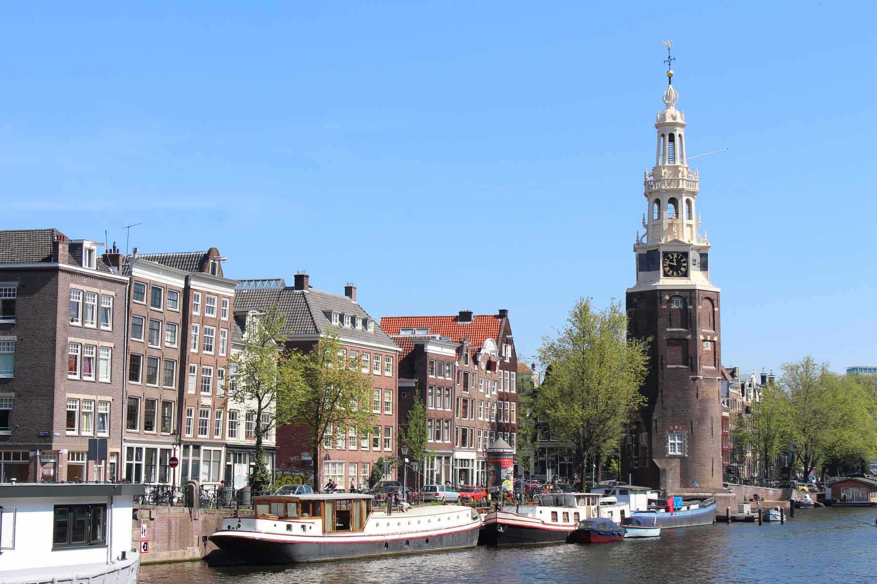 Amsterdam, tour Montelbaanstoren, Oudeschans