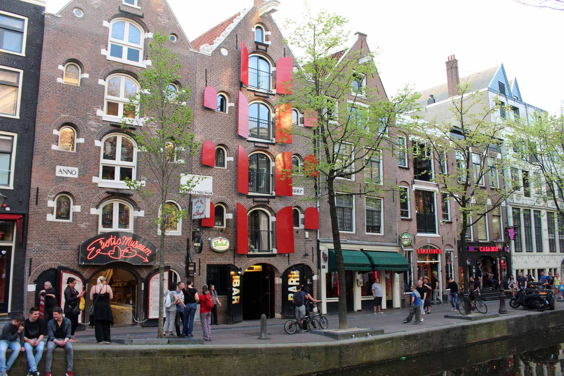 Amsterdam, Quartier Rouge, boutique érotique
