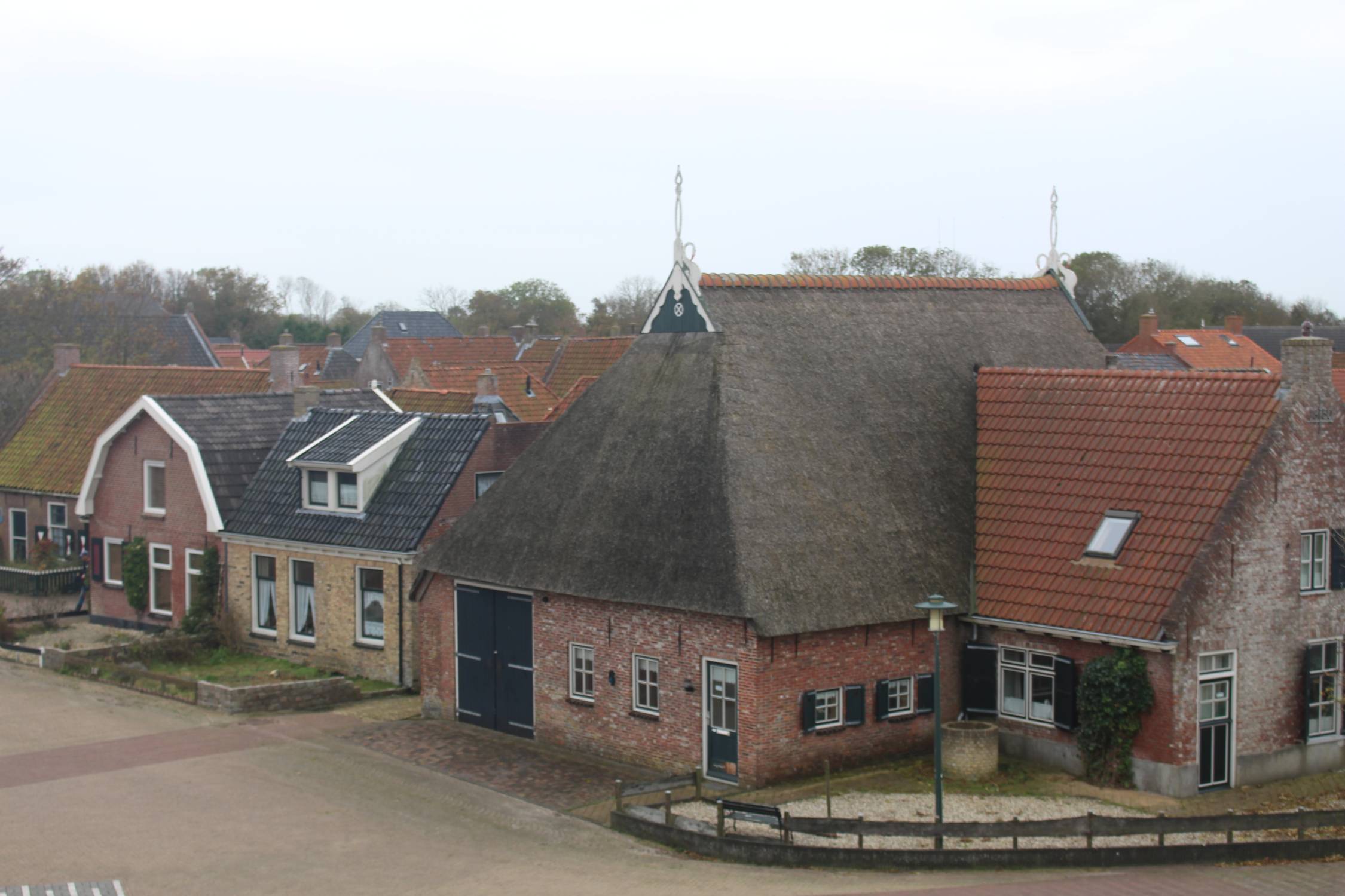 Wierum, maisons typiques