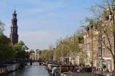 Amsterdam, Prinsengracht, &eacute;glise Westkerk