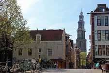 Amsterdam, Egelantiersgracht, &eacute;glise Westkerk