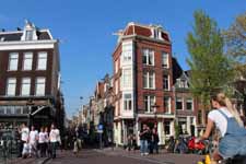 Amsterdam, Prinsengracht, rue Nieuwe Spiegelstraat
