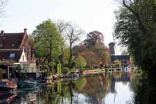 Loenen aan de Vecht, rivi&egrave;re, moulin