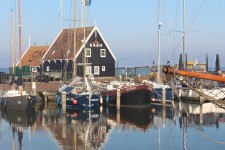 Marken, port, bateaux