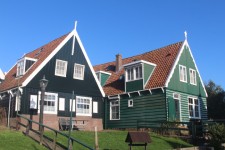 Marken, maisons en bois typiques
