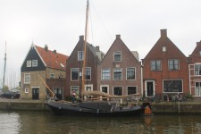 Monnickendam, canal, maisons typiques