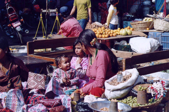 Marché Katmandou