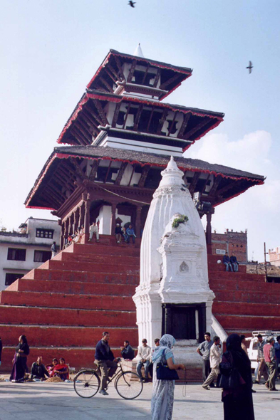 Katmandou, temple de Maju Deval