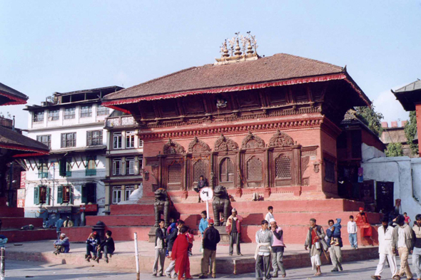 Katmandou, temple de Shiva et Parvati