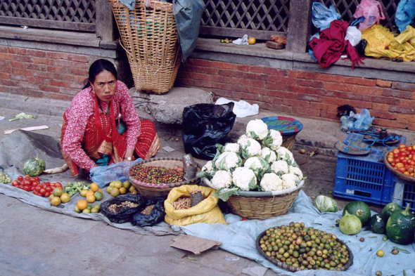 Marché de Katmandou, Nepal