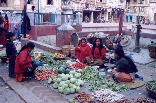 Patan, marché