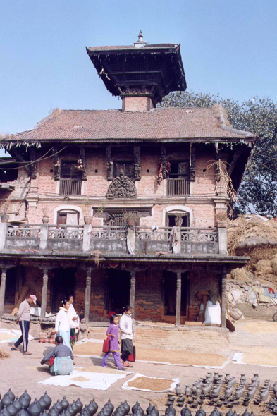 Népal, Bhaktapur, Place Potter's Square