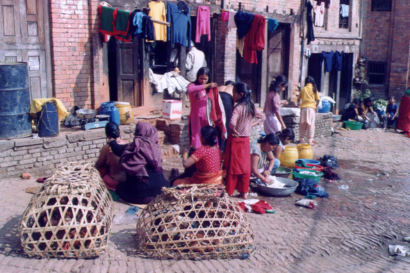 Bhaktapur, rue Goal Madhi