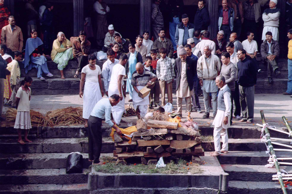 Crémation, temple de Pashupati